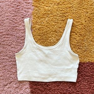 H&M Ribbed Cropped Tank Top